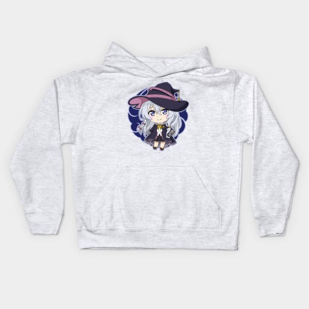 Elaina Kawaii Kids Hoodie by WarGreymonZero